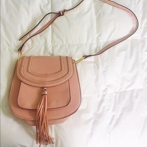 NWOT Franco Sarto Pink Structured Crossbody